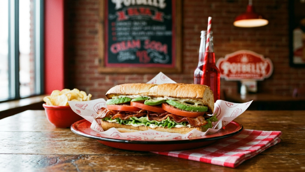 Potbelly BLTA Sandwich, Bacon, Lettuce, Tomato, Avocado