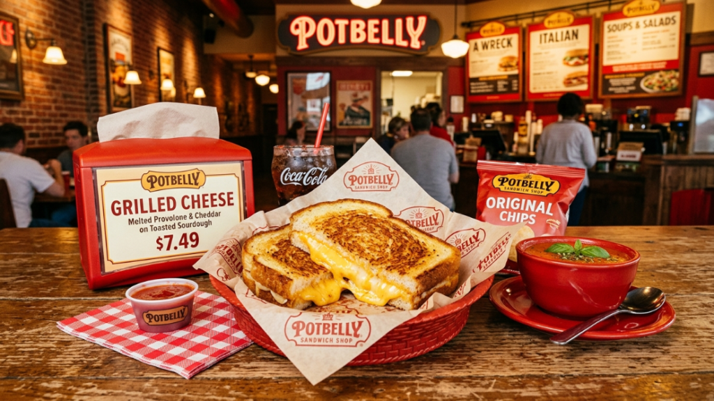 Potbelly Grilled Cheese Sandwich, Price & Details